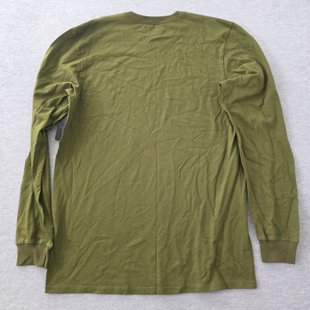 Hurley Mens Boxed Long Sleeve Graphic T-Shirt Olive Green Small BV1903-331 - Picture 7 of 9